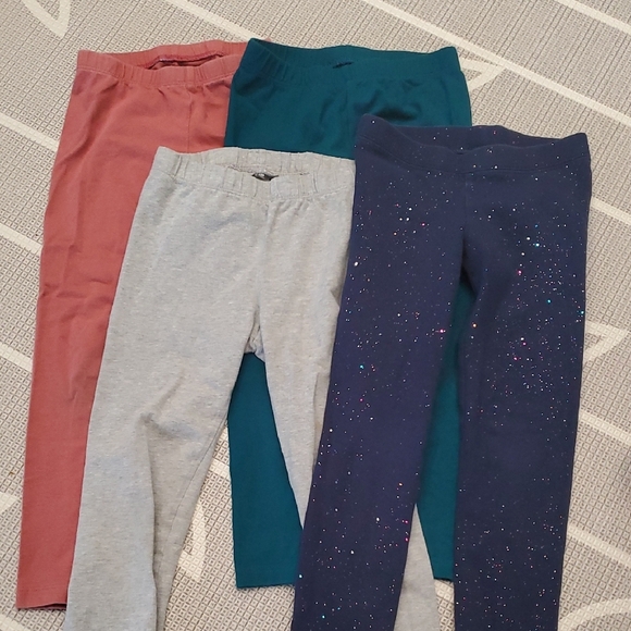 GAP Girls Assorted Color Leggings - Pink, Teal, Gray, Olive, Navy - Picture 4 of 4